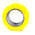 Cylindrical spiral brush / spiral / for cleaning / deburring